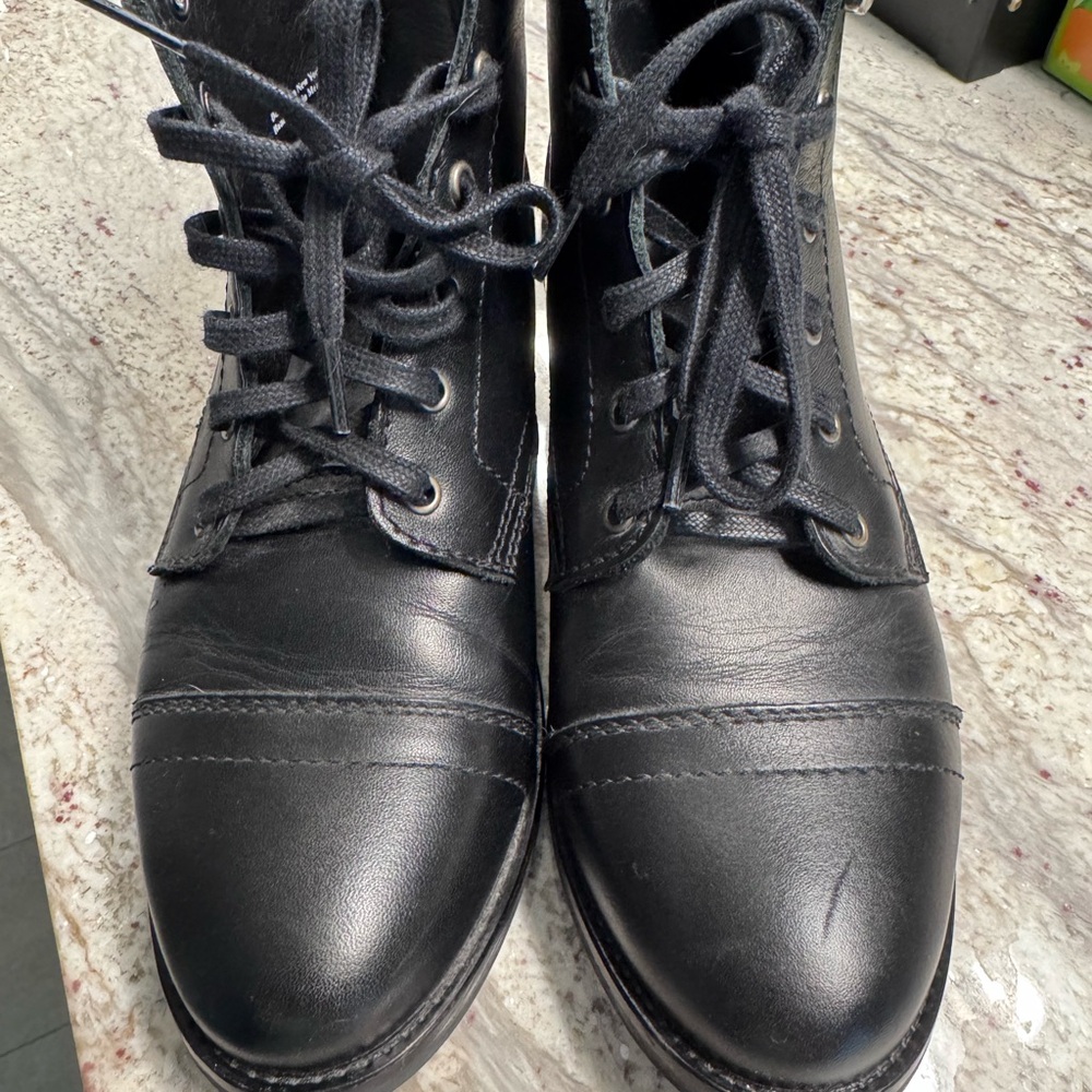 Thursday Boot Co - Black Leather Womens Boots - 8.5